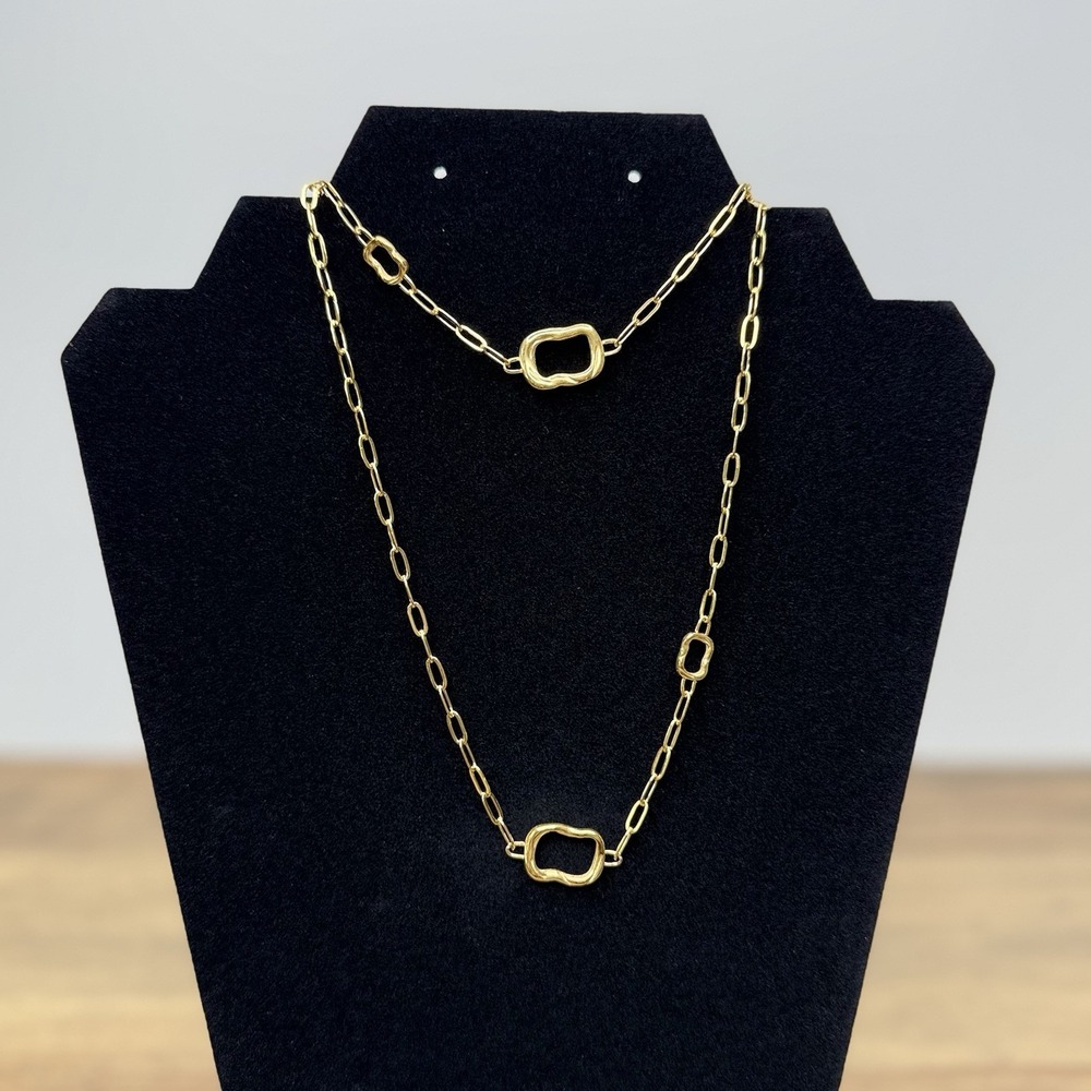 SLIDE JEWELRY 18K Gold Plated Necklace & Bracelet Set‎ Adjustable Zirconia - Picture 13 of 16